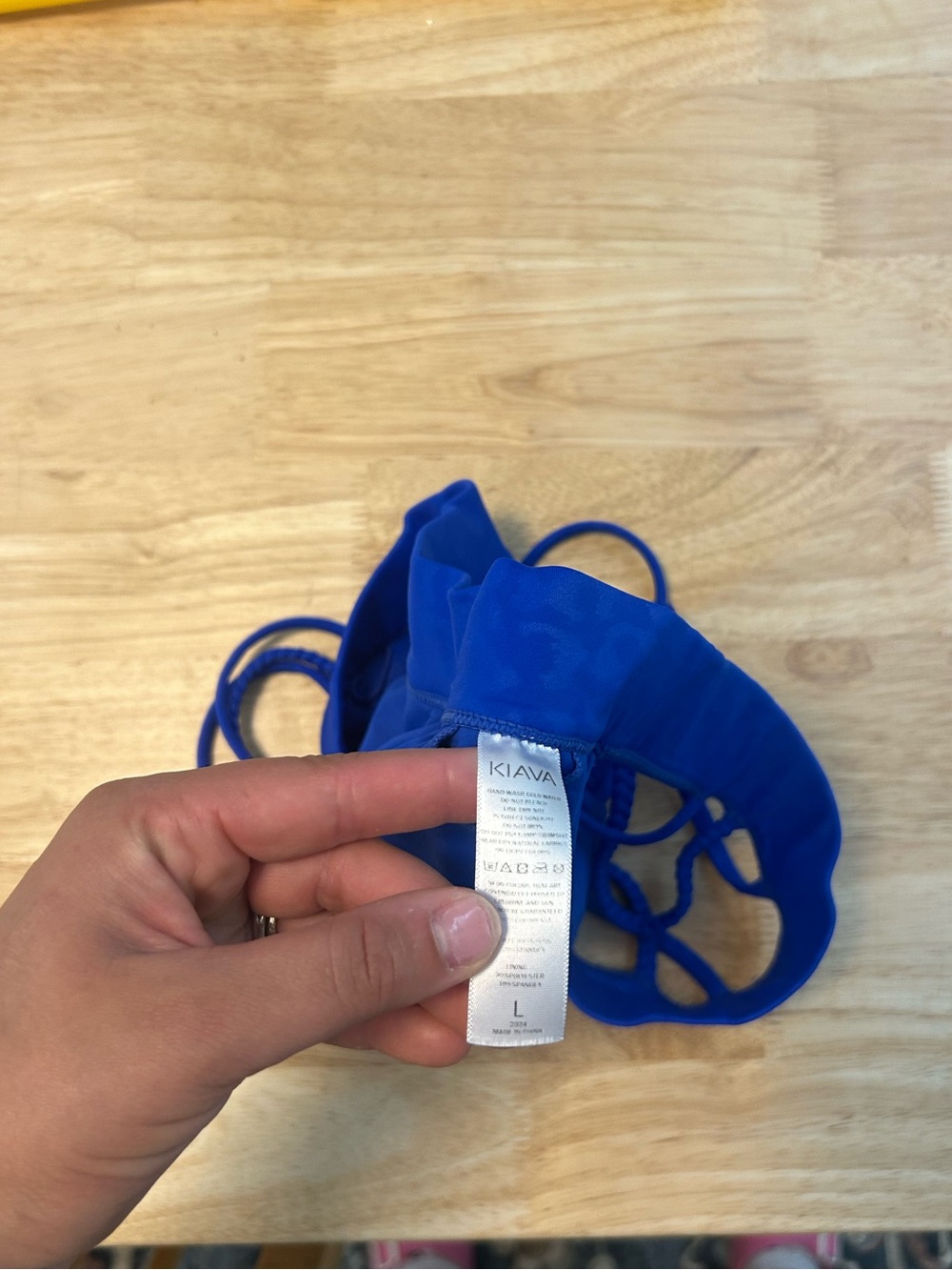 Kiava Paradise Bikini Top Sz L - Picture 4 of 4